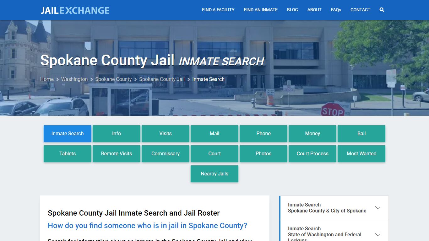 Inmate Search: Roster & Mugshots - Spokane County Jail, WA